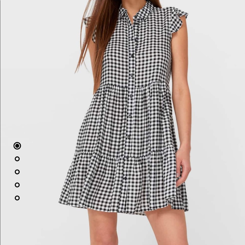 Stradivarius Sleeveless Shirt Dress